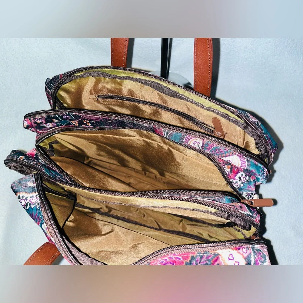 Etro Paisley Nylon Crossbody/Messenger Bag - Picture 9 of 11